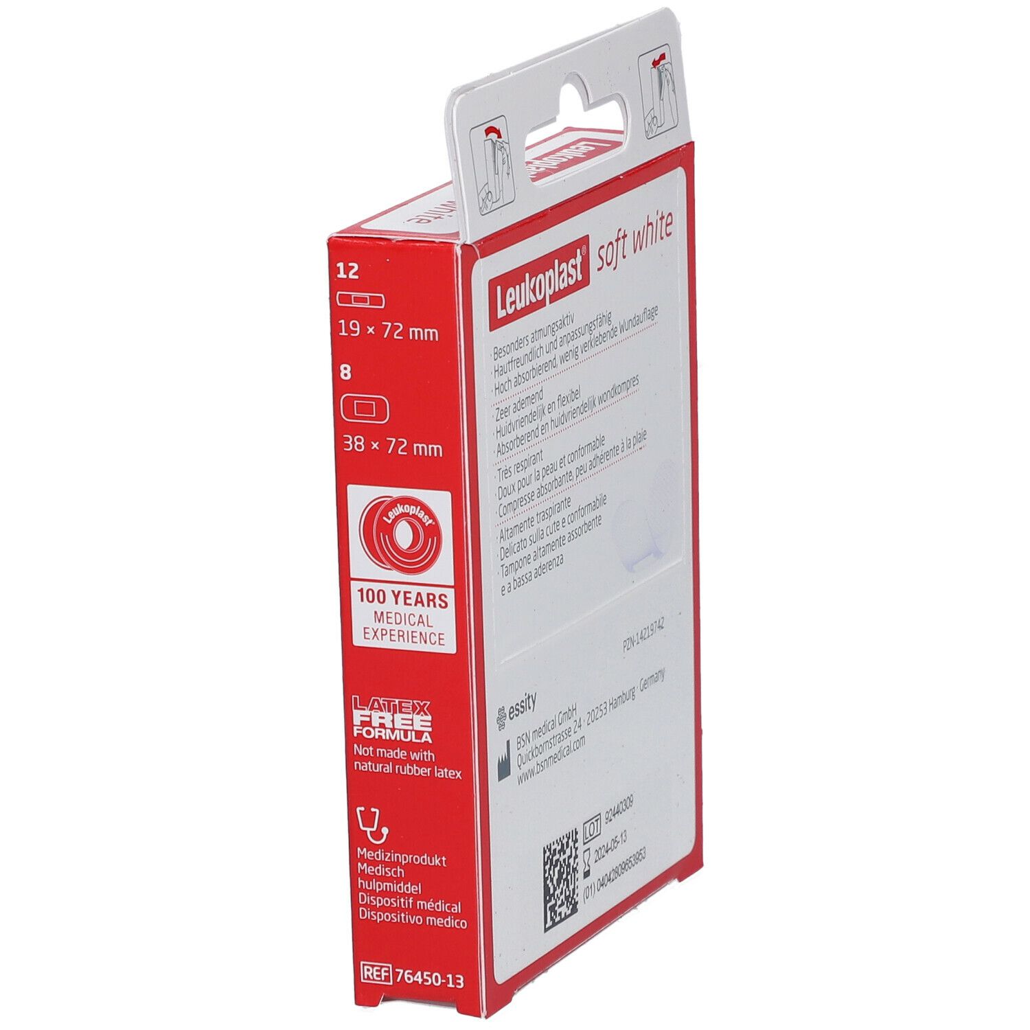 Leukoplast® Soft Strips 12 x 72 mm & 38 x 63 mm