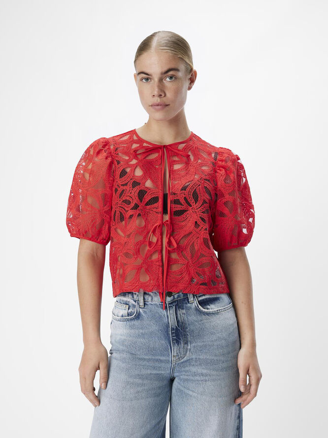 Object OBJROSE 3/4 RE TOP E AU 24 Flame scarlet