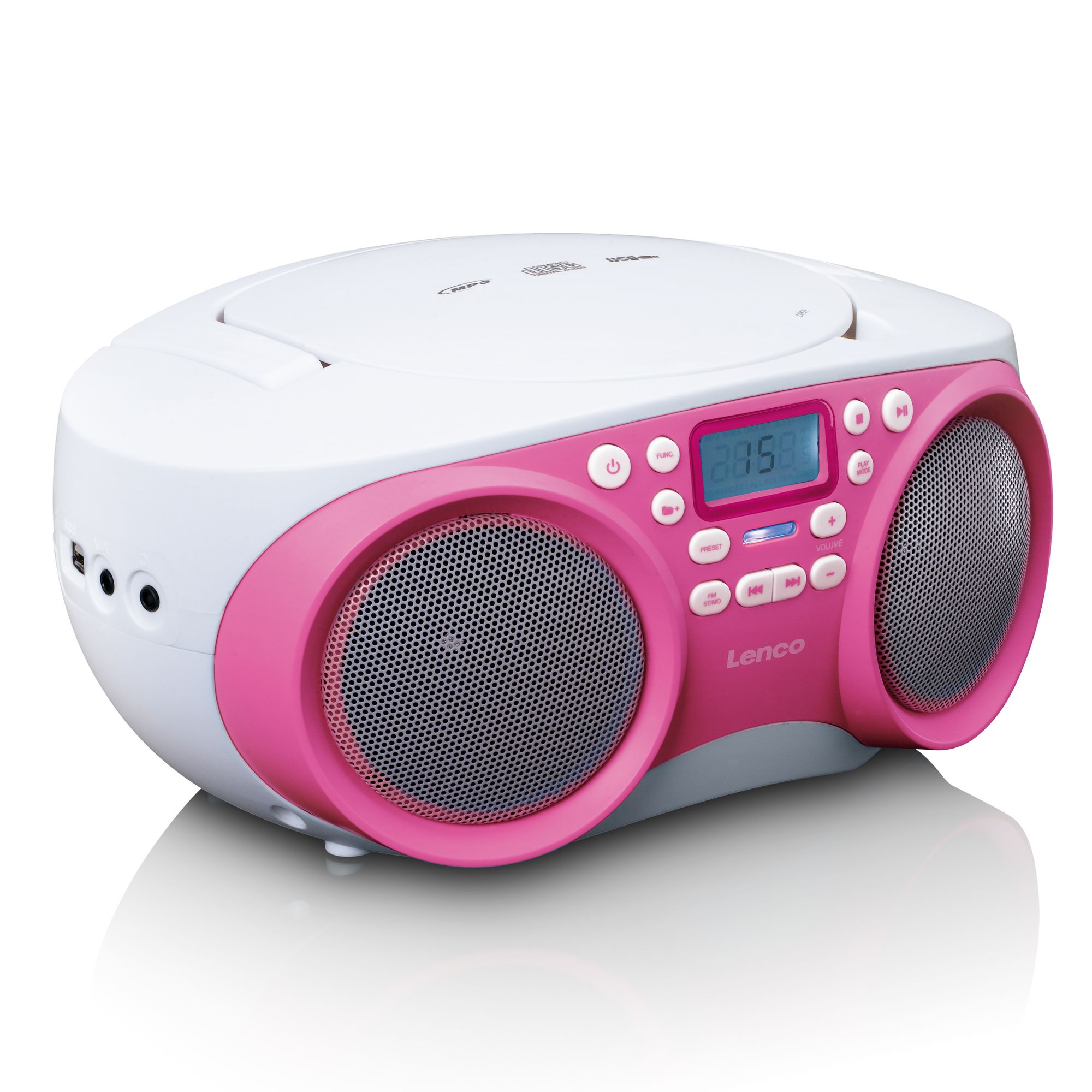 Lenco SCD-301 radio - Pink