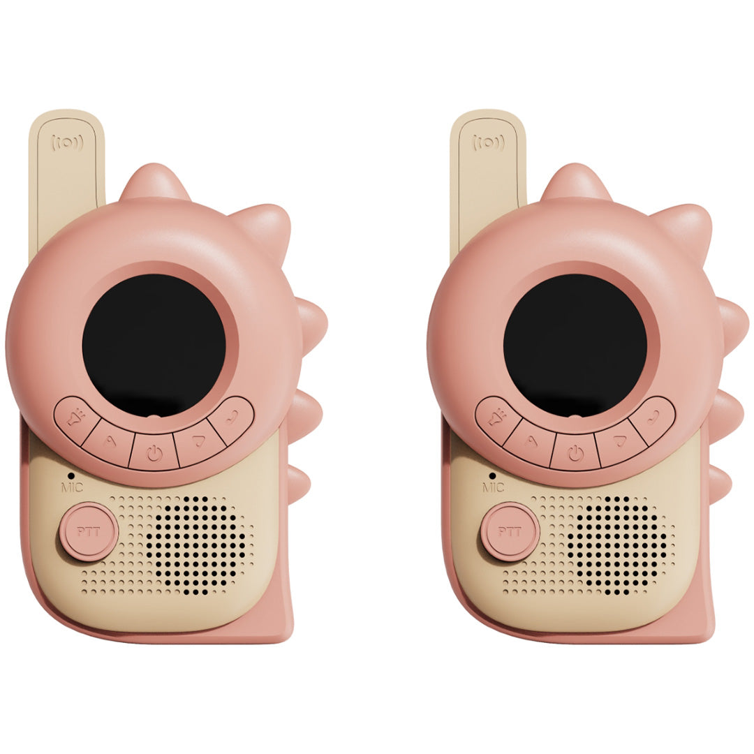the zoofamily walkie talkie zoo - dino - roze - 2st