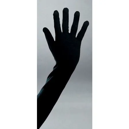 Festartikel Müller Nylonhandschuhe, ca. 60 cm, schwarz