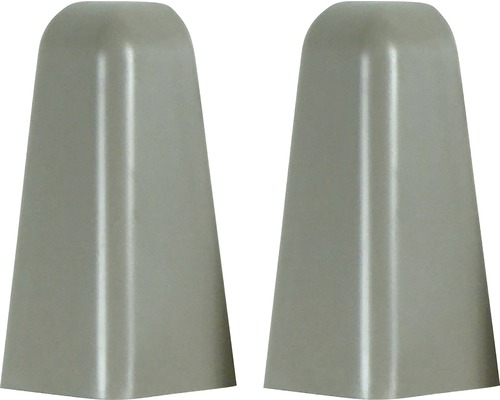 Buitenhoeken, effen grijs, FU60 58/20, 2 stuks