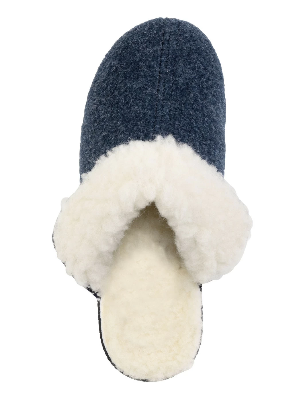 Pantoffel aus weichem Filz