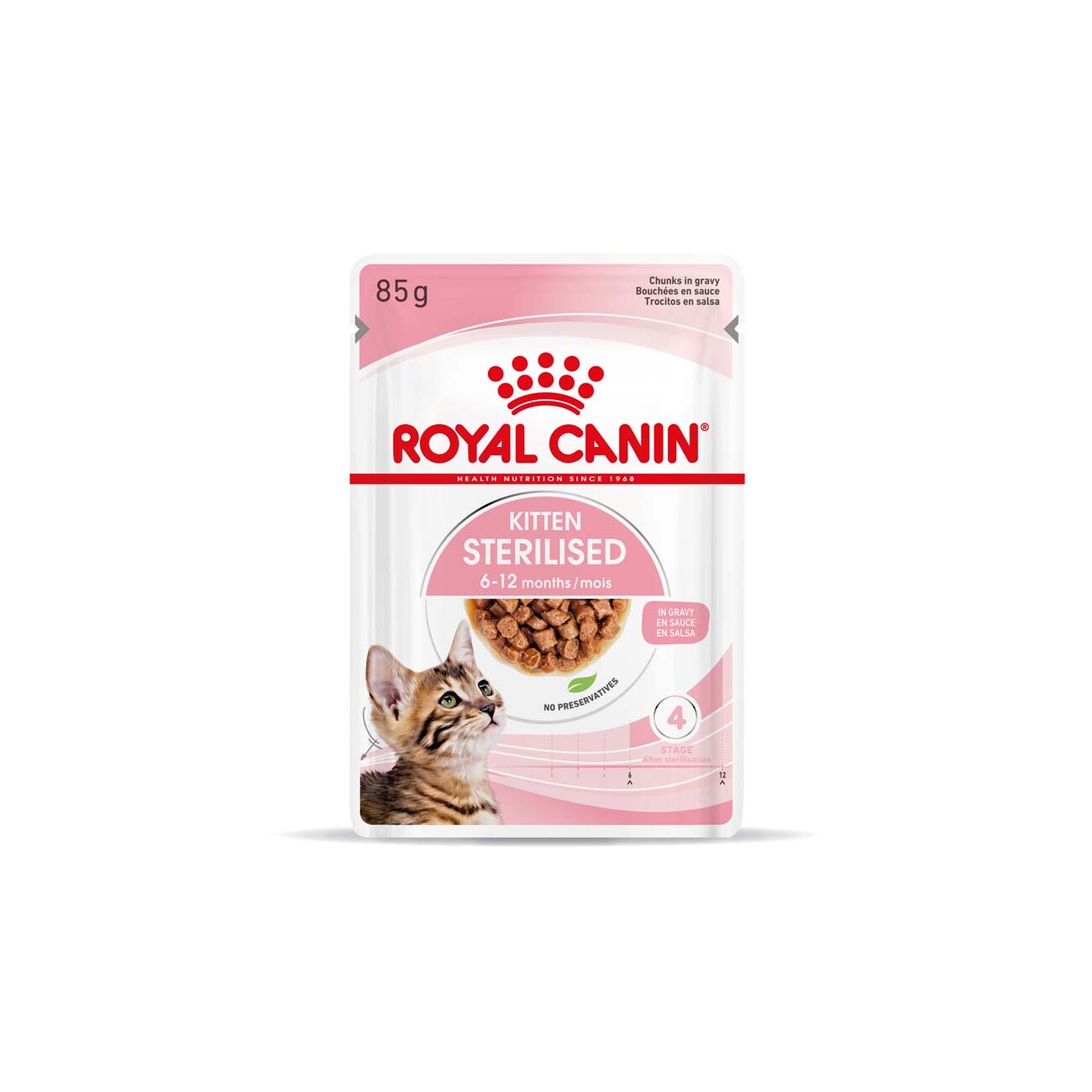 ROYAL CANIN KITTEN STERILISED in Soße 12 x 85g