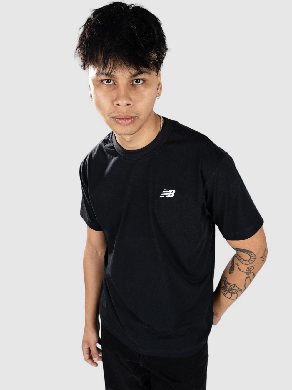 New Balance Small Logo T-Shirt black