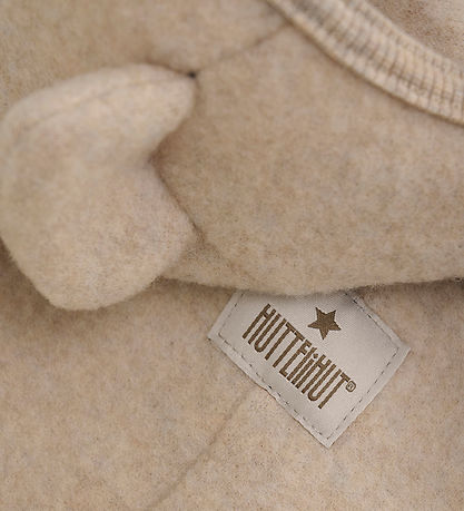 Huttelihut Overall - Wollfleece - Camel Melange m. Ohren