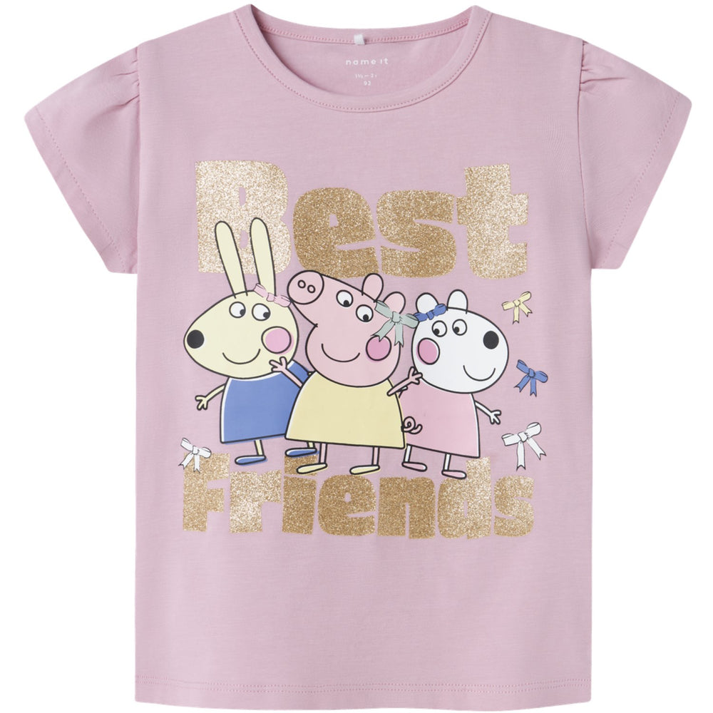 Køb Name It Cameo Pink Amanda Peppa Pig T-Shirt