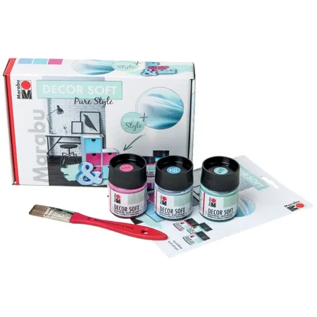 Marabu Acryl-Softfarbe im Set Decor Soft Urban Look