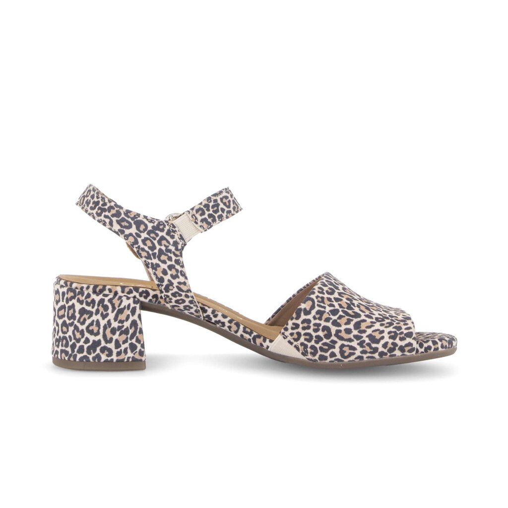 Sandal met riempjes beige