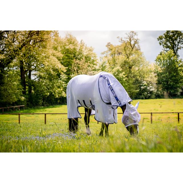 Vliegendeken Horseware Amigo Bug Buster Lichtpaars-blauw