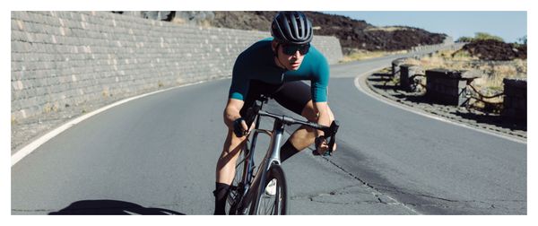 Maillot Manches Courtes Q36.5 Pinstripe PRO Vert