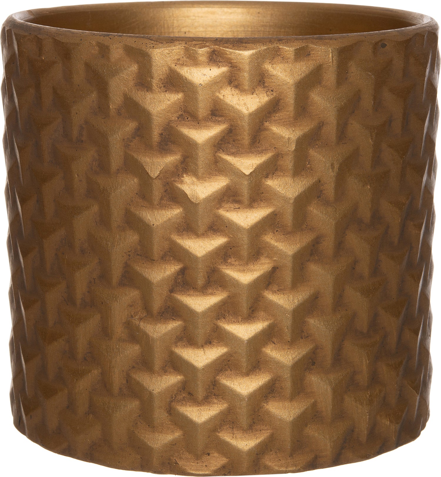 Intratuin bloempot Nova goud D 13,5 H 12,5 cm