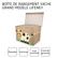 Boîte de rangement en tissu pour enfant grand modèle 