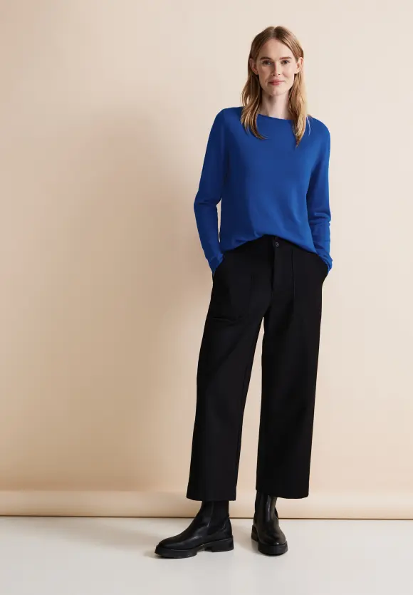 Basic Pullover - fresh intense gentle blue