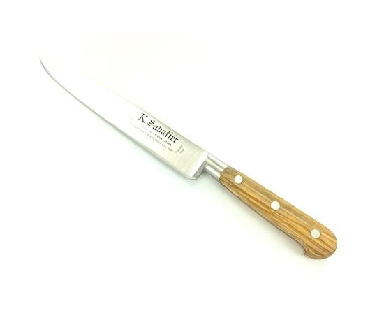 Découper Yatagan 20 cm - Manche Olivier Couteaux de cuisine professionnel