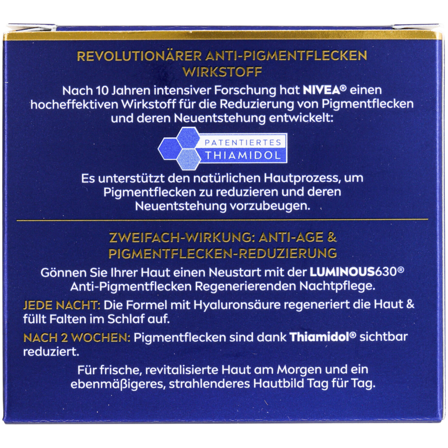 Nivea Cellular Luminous 630® Anti-Pigmentflecken Nachtcreme
