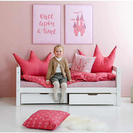 Hoppekids ECO Luxury Juniorseng 70x160cm - Hvid