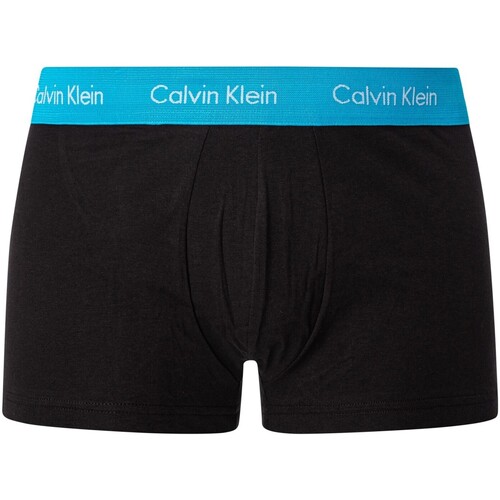 Calvin Klein Jeans - Pack De 7 Calzoncillos De Talle Bajo Elásticos De Algodón Negro