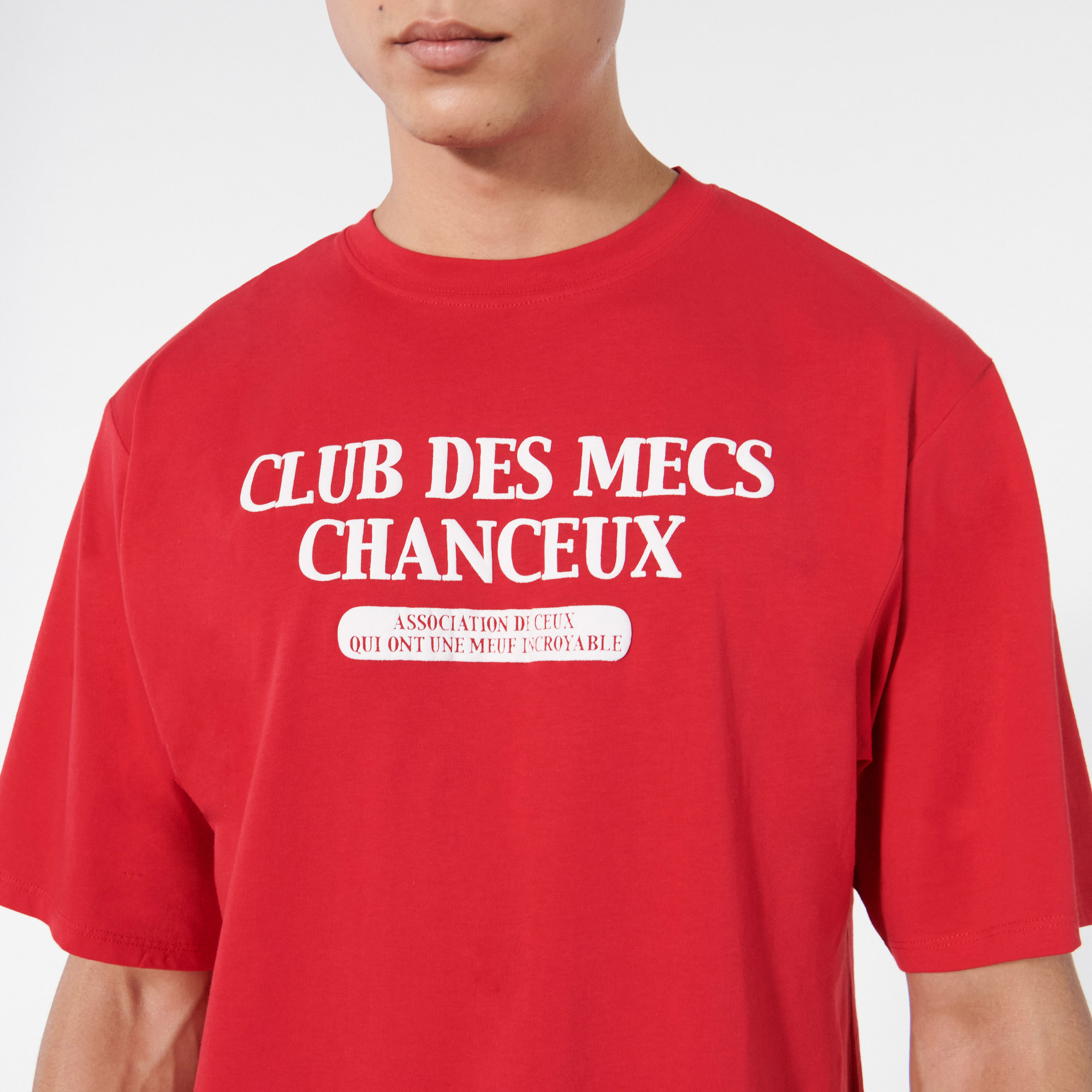 Tee-shirt en coton à message