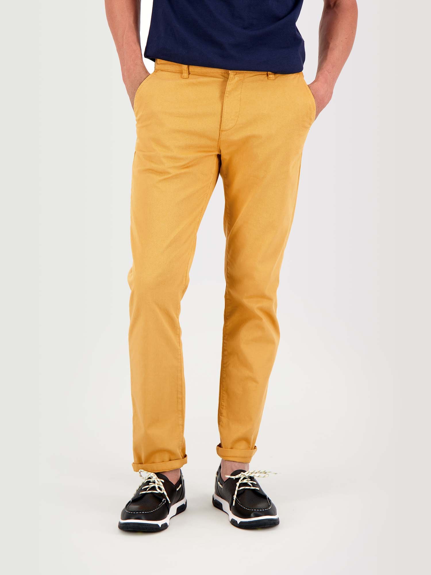 Bermuda Homme Coton Stretch Marine
