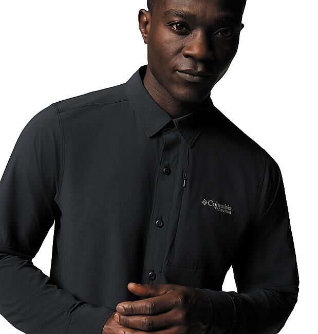 COLUMBIA - CHEMISE CIRQIE RIVER VENTED WOVEN LS