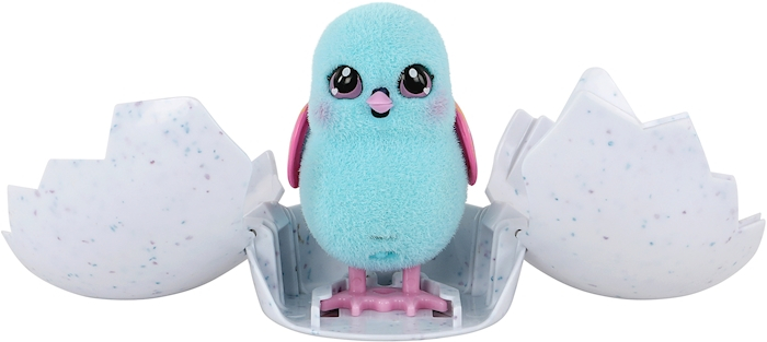 Little Live Pets Surprise Chick Kinder Spielzeug Interaktives Küken inkl. LR44 Batterien (26452) - Blaues Ei