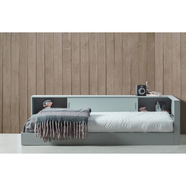 Woood Connect Hoekbed Wit 90 x 200 cm