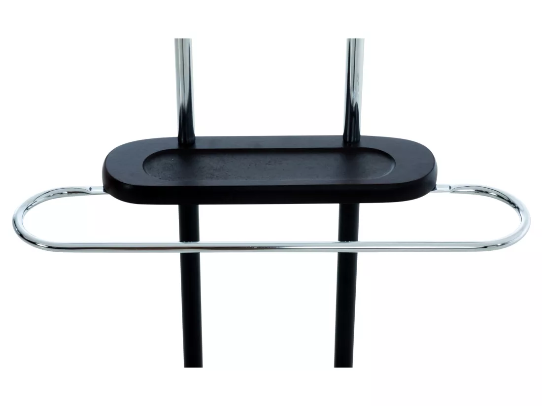Valet de nuit - Métal - 43 x 28 x 109cm - Noir - Rodrigo