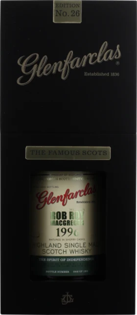 GLENFARCLAS VINTAGE 1996 ROB ROY MACGREGOR 70CL