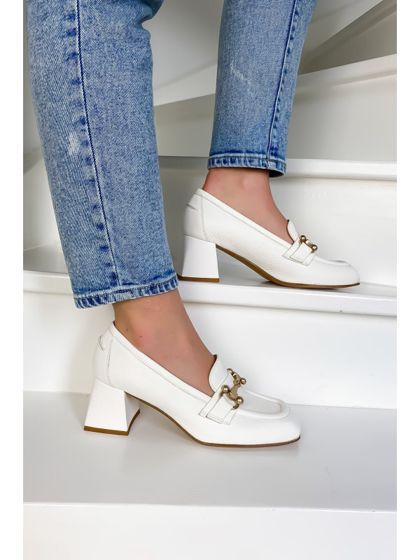 Mocassins E656E2 Pasman Bianco - Semerdjian