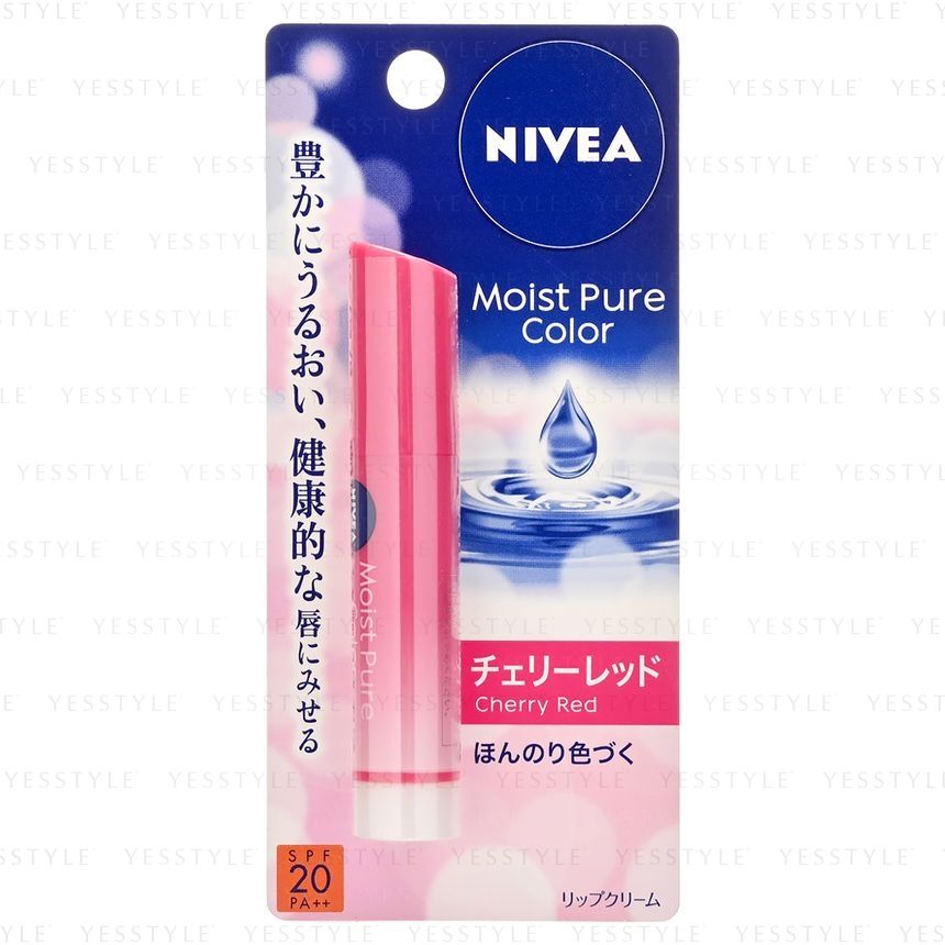 Nivea Japan - Moist Pure Color Lippenbalsem SPF 20 PA++