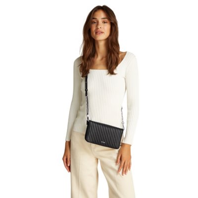 Sacoche Mini Line Quilt Crossbody CALVIN KLEIN