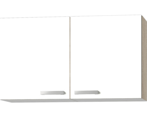 Optifit wandkast Zamora214 BxDxH 100x34,6x57,6 cm wit mat gedemonteerd scharnier omkeerbaar (links of rechts te monteren)