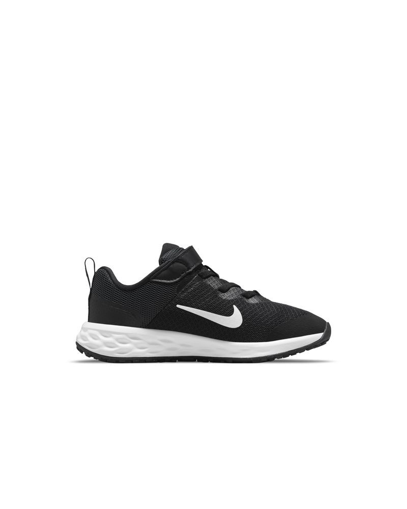 Chaussures Nike Revolution 6 Noir & Blanc pour enfant