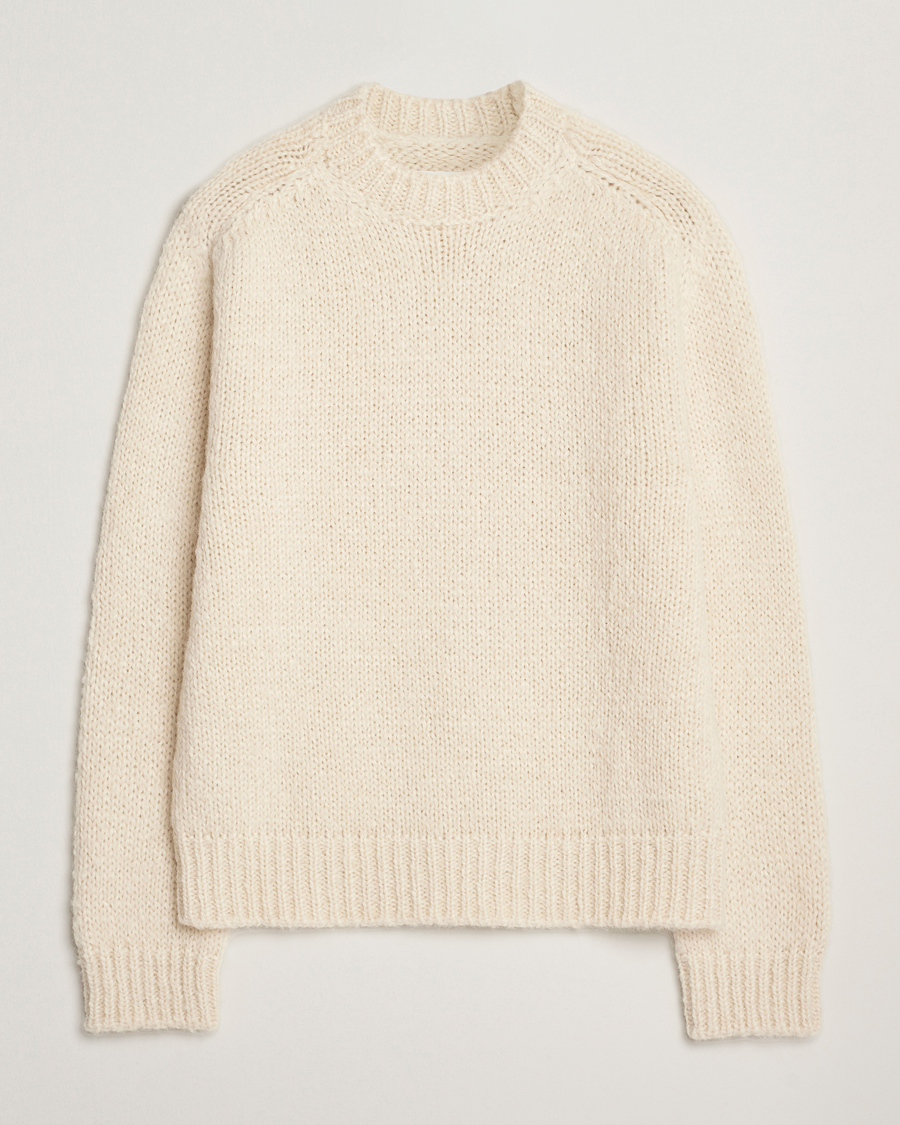 Jil Sander Mohair Sweater Chalk