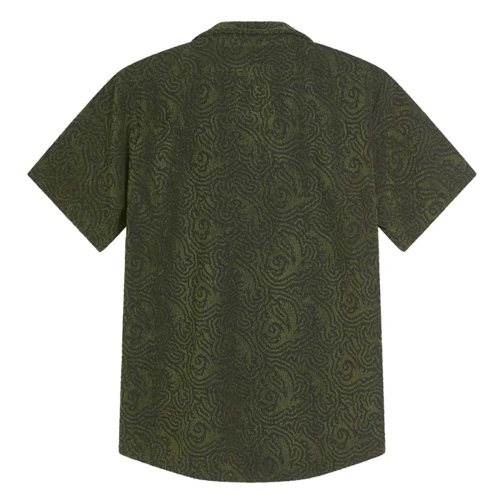 OAS Chemisette Squiggle Terry | Vert kaki