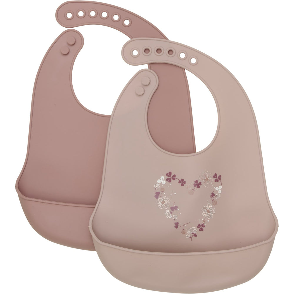Køb CeLaVi Burlwood Silicon Hagesmæk (2-Pack)
