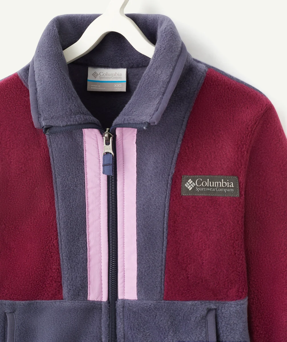 COLUMBIAVESTE EN POLAIRE FILLE BACK BOWL MAGENTA ET VIOLET
