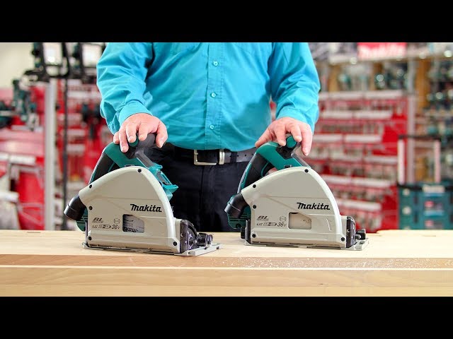 Makita DSP601ZJU 36V (2x 18V) Li-Ion accu invalcirkelzaag body in Mbox (AWS) - 20 x 165mm - koolborstelloos