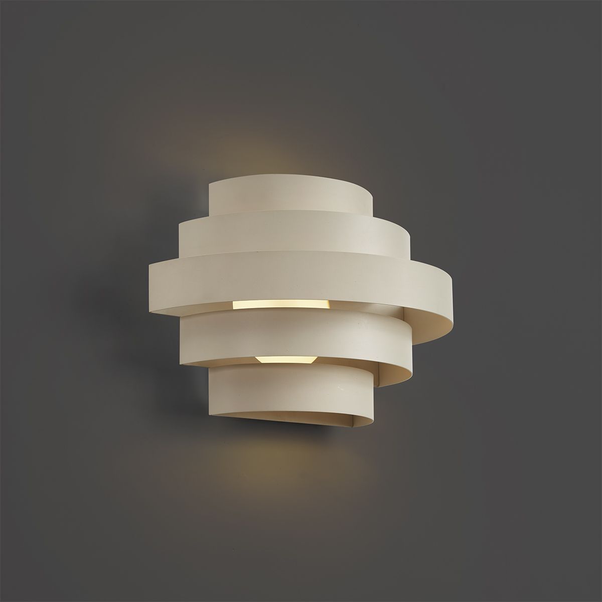 Moderne wandlamp beige incl. LED 3-staps dimbaar - Lines