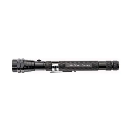 Macma LED Taschenlampe mit Teleskopfunktion aus Metall, bis 57,7 cm ausziehbar