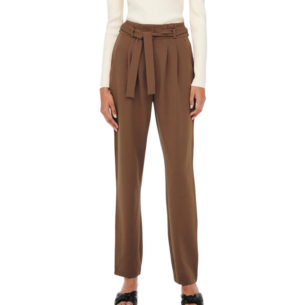 JDY Pantalon Marron Femme JDY Tanja