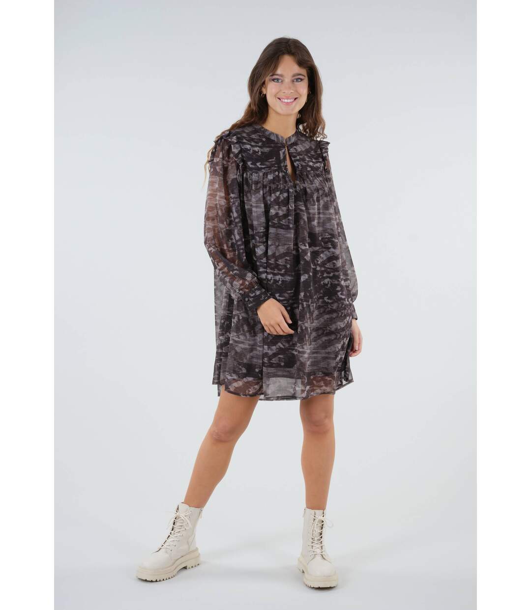 Robe imprimé jungle LYSIANE