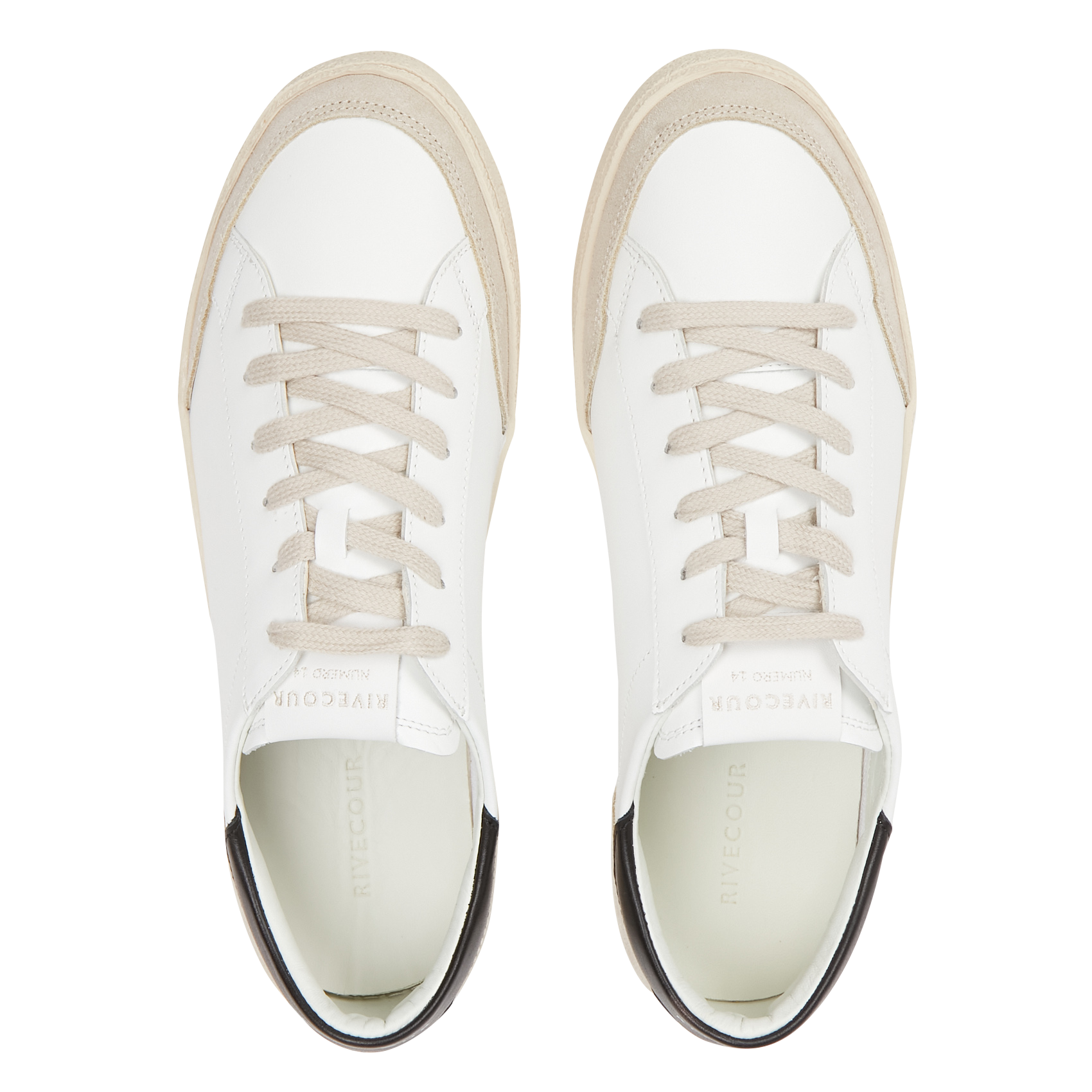 N°14 - Baskets basses en cuir | Multicolore