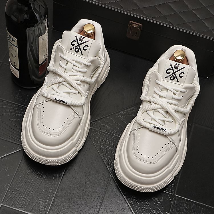 Mr Ozera - Platformsneakers met letters