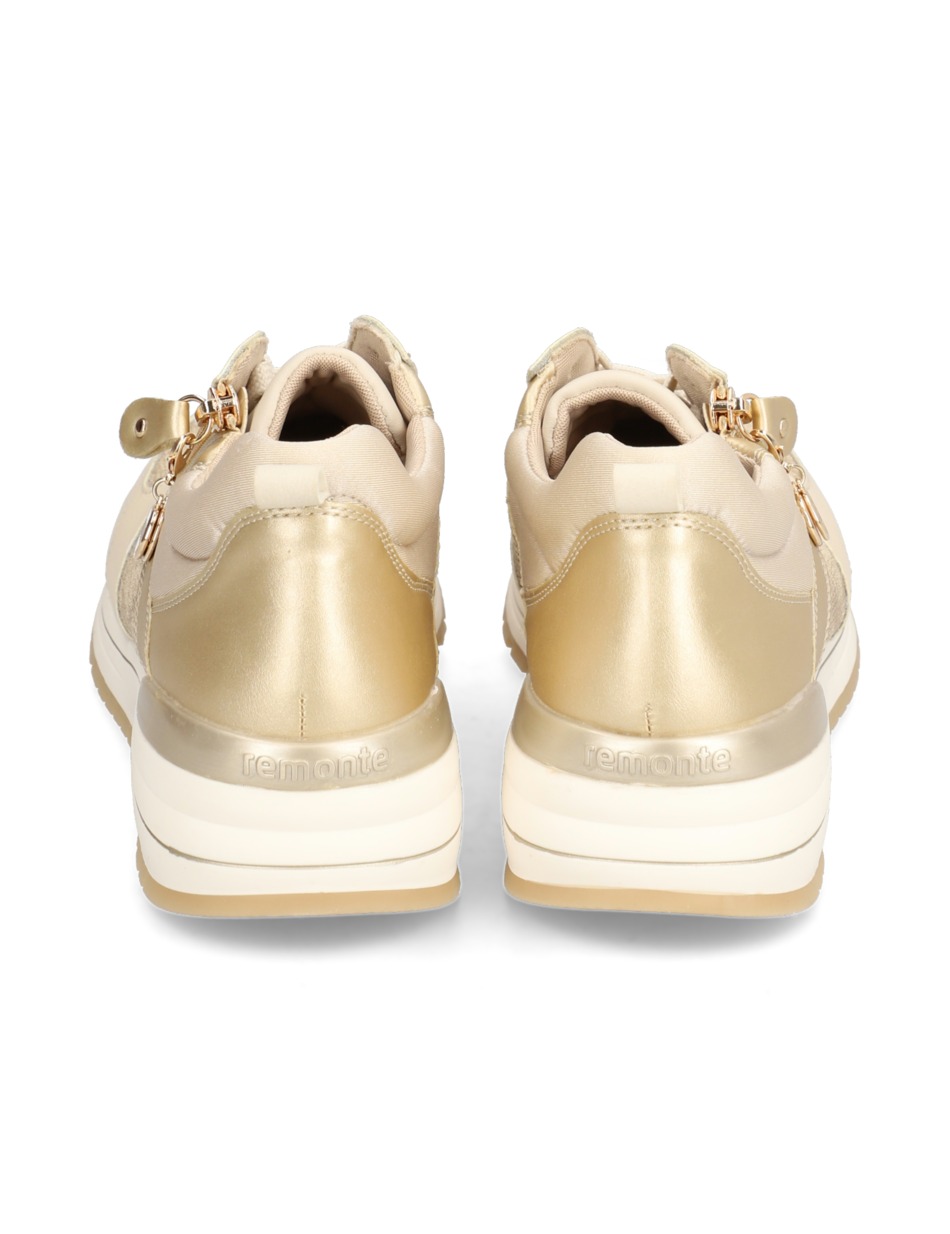 Lederkombination Sneaker
