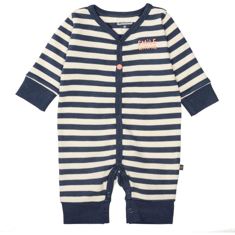 Staccato Overall indigo gestreift