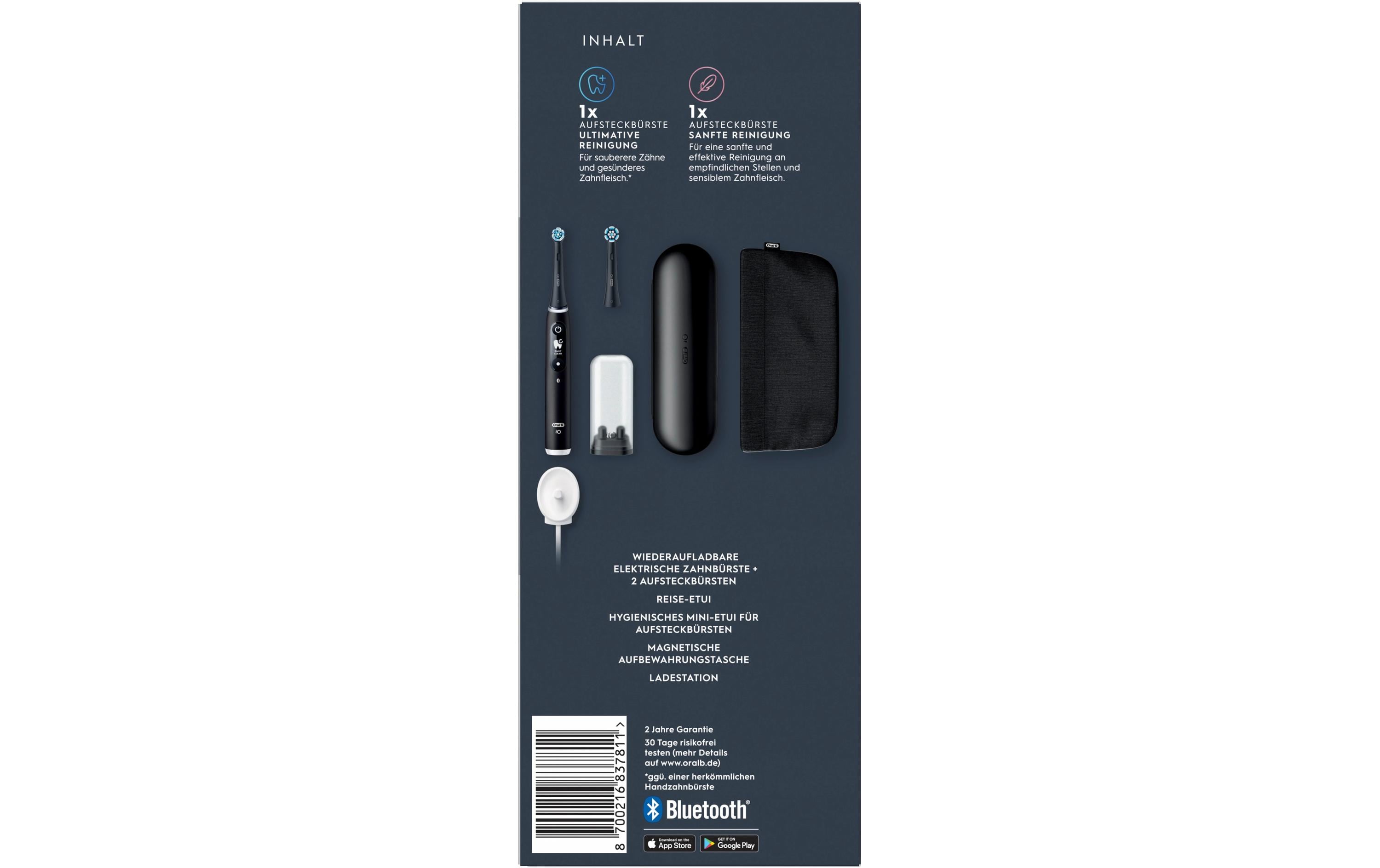 Elektrische Zahnbürste iO Series6 Black Lava<br>Rotationszahnbürste