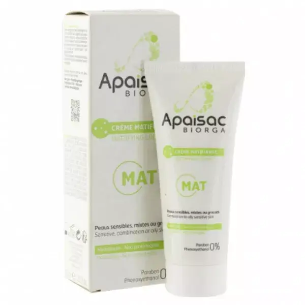 Creme Matificante Apaisac Biorga 40ml