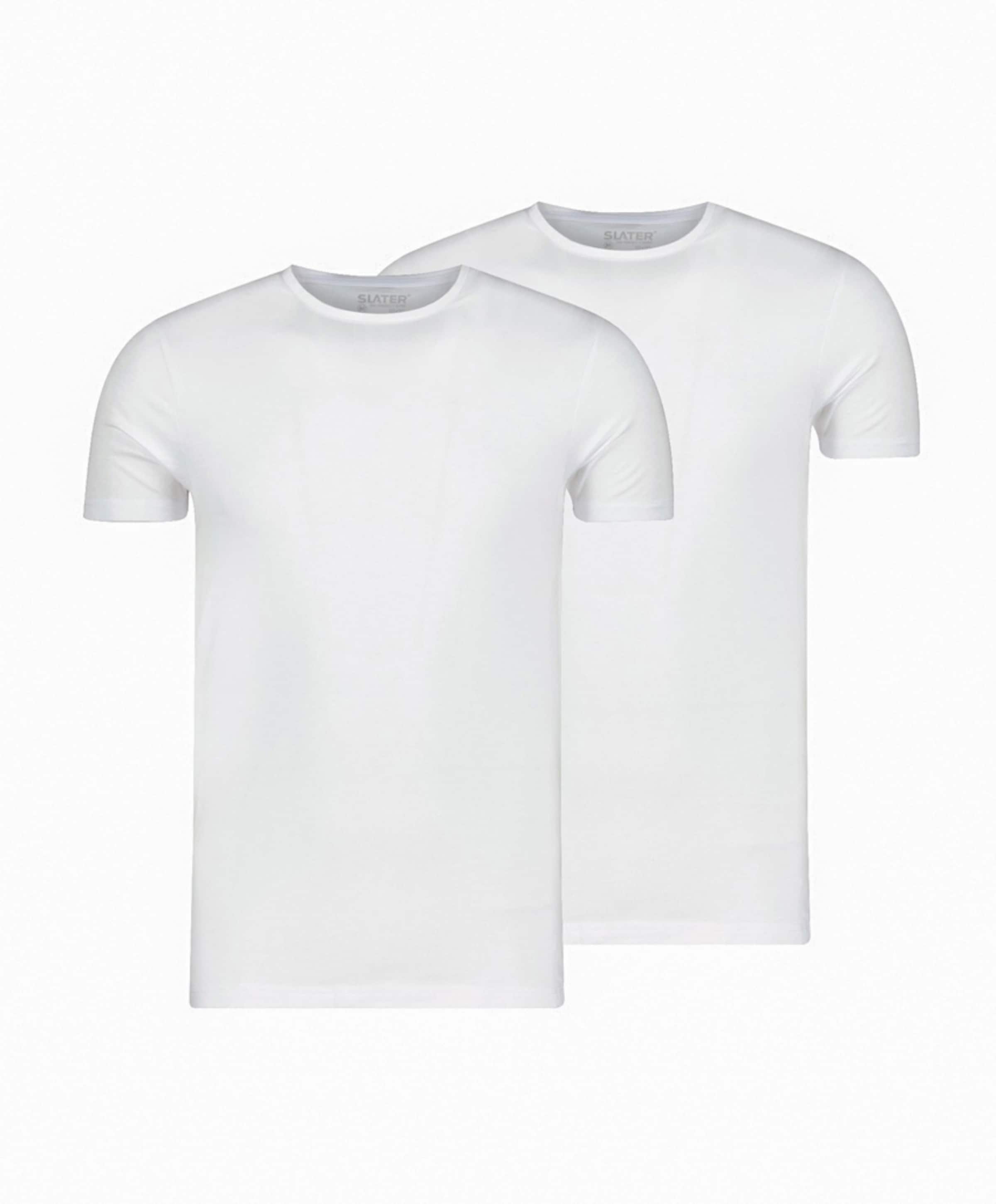 Slater Heren T-shirt wit
